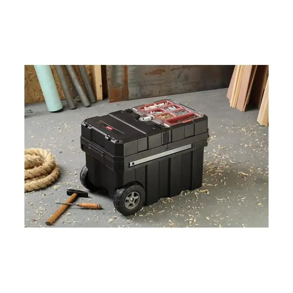 TOOL CASE WITH WHEELS MASTER LOADER, 616x378x415MM - Image 7