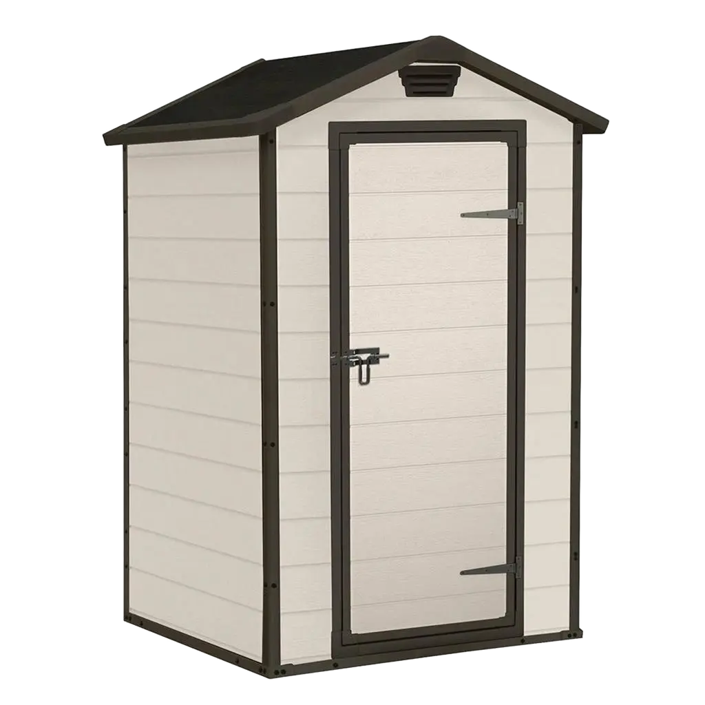 ГРАДИНСКА БАРАКА KETER MANOR 4x3, 1.8 M³, 128x94x196 CM, ЦВЯТ БЕЖОВ