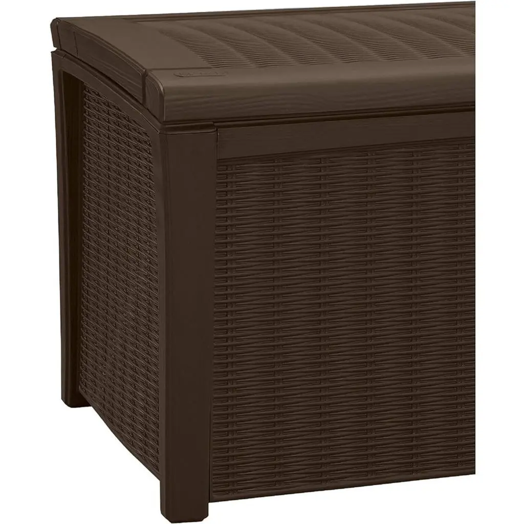 ГРАДИНСКИ ШКАФ ЗА СЪХРАНЕНИЕ BORNEO 416L, 130x70x63 CM, ЦВЯТ КАФЯВ - Image 2