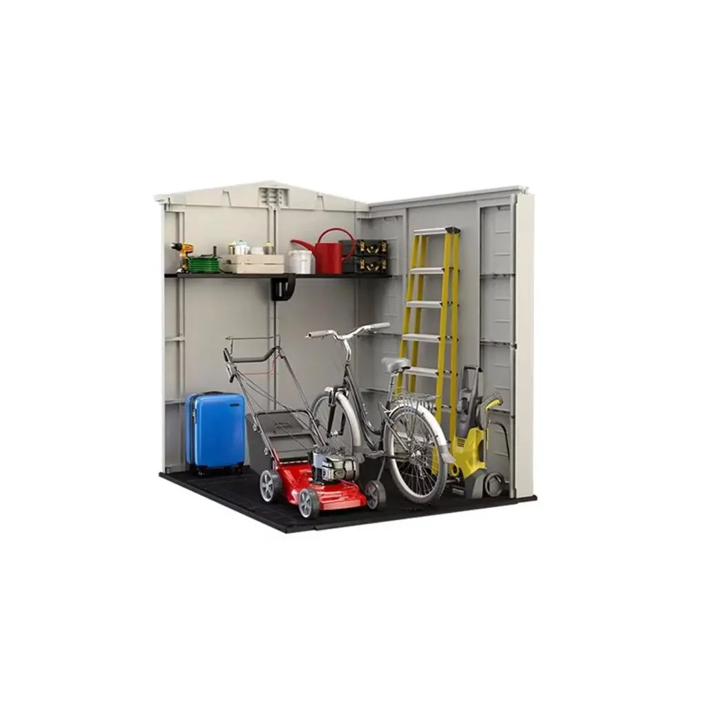 ГРАДИНСКА БАРАКА KETER FACTOR 6x6, 178x196x208 CM, ЦВЯТ СИВ/БЕЖОВ - Image 8