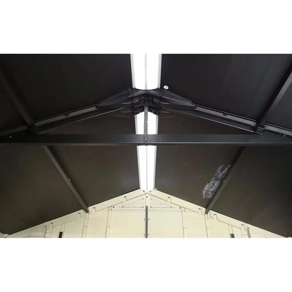 ГРАДИНСКА БАРАКА KETER FACTOR 8x11, 256x331x243 CM, ЦВЯТ СИВ/БЕЖОВ - Image 4