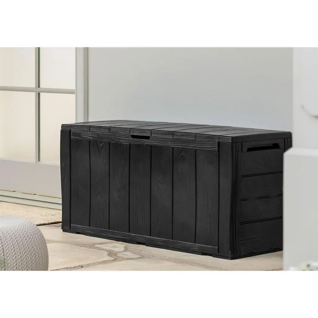 ГРАДИНСКИ ШКАФ ЗА СЪХРАНЕНИЕ SHERWOOD 270L, 117x45x58 CM, ЦВЯТ АНТРАЦИТ - Image 4