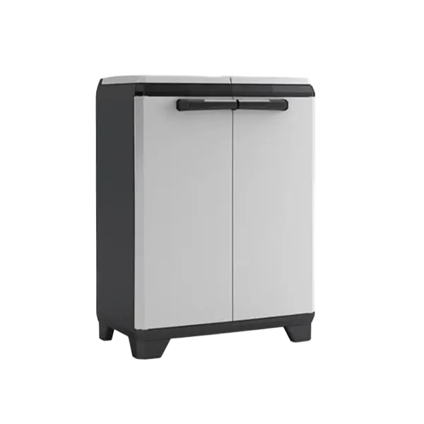 ШКАФ ЗА РАЗДЕЛНО СЪБИРАНЕ НА ОТПАДЪЦИ SPLIT PREMIUM, 680x390x920MM, СИВ