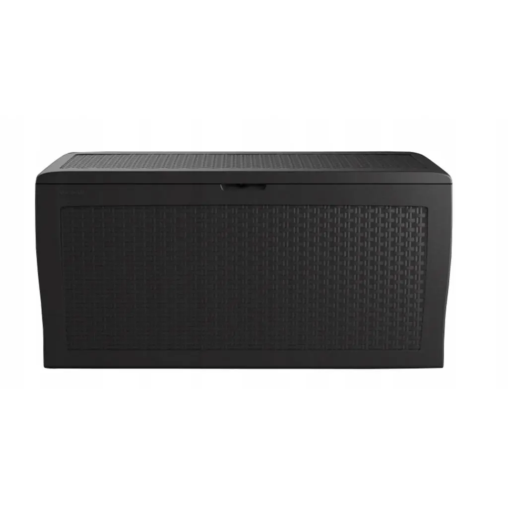 ГРАДИНСКИ ШКАФ ЗА СЪХРАНЕНИЕ SAMOA RATTAN 270L, 117x45x57 CM, ЦВЯТ АНТРАЦИТ - Image 3