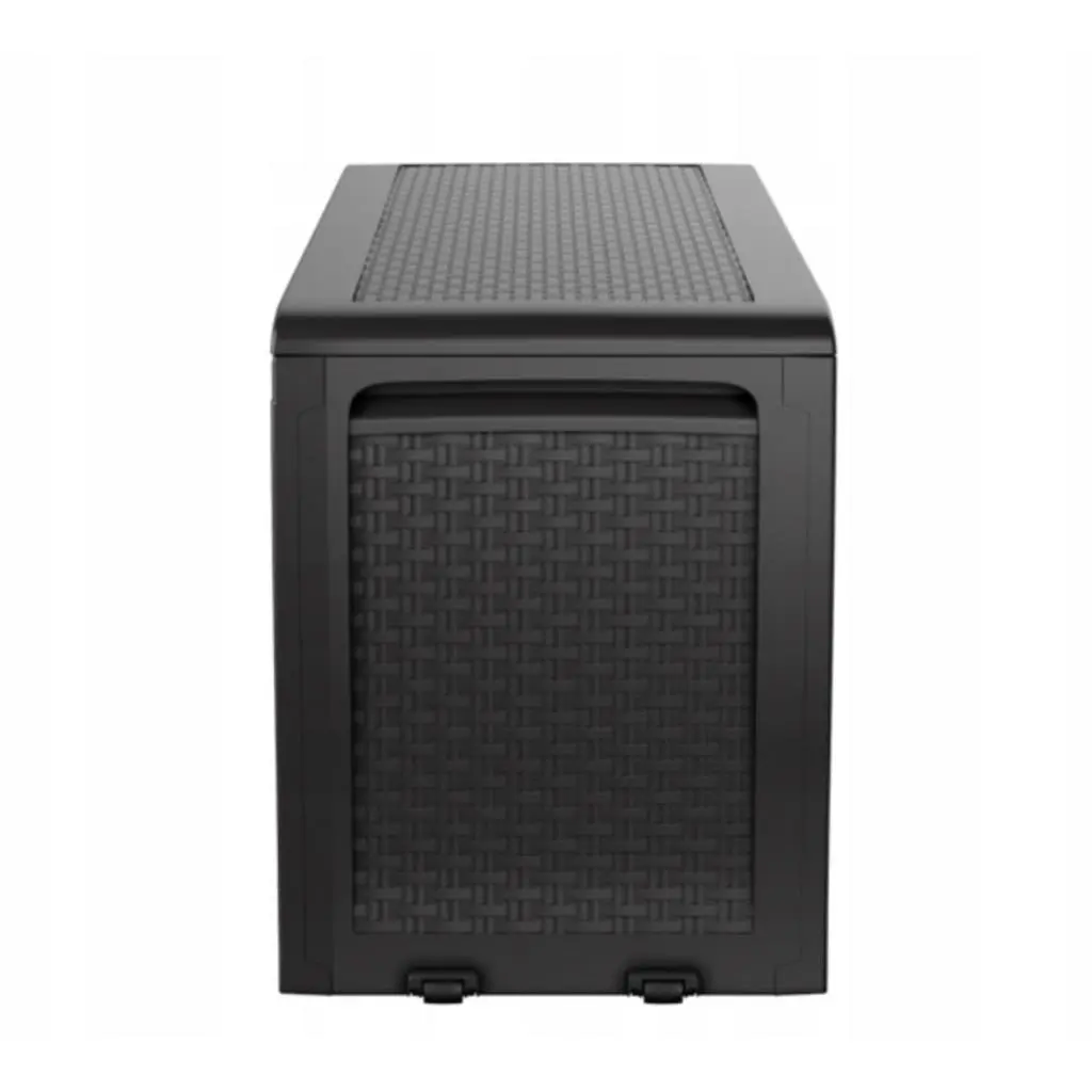 ГРАДИНСКИ ШКАФ ЗА СЪХРАНЕНИЕ SAMOA RATTAN 270L, 117x45x57 CM, ЦВЯТ АНТРАЦИТ - Image 4