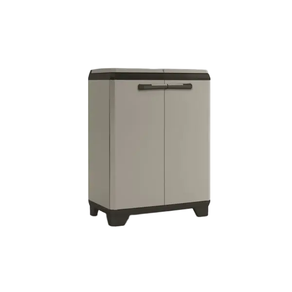 ШКАФ ЗА РАЗДЕЛНО СЪБИРАНЕ НА ОТПАДЪЦИ PLANET, 680x390x920MM, СИВ