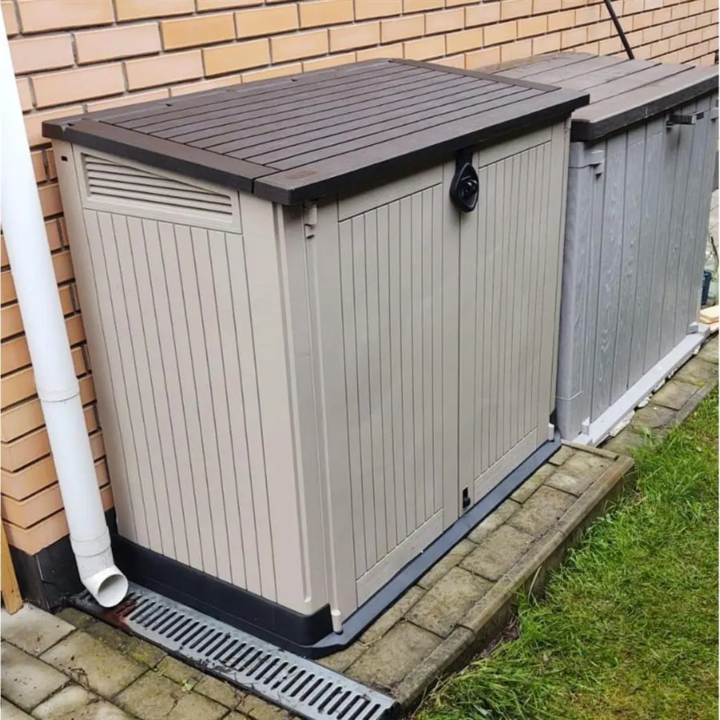 ГРАДИНСКИ ШКАФ ЗА СЪХРАНЕНИЕ STORE IT OUT MIDI, 132x71x113, 880L, ЦВЯТ БЕЖОВ - Image 2