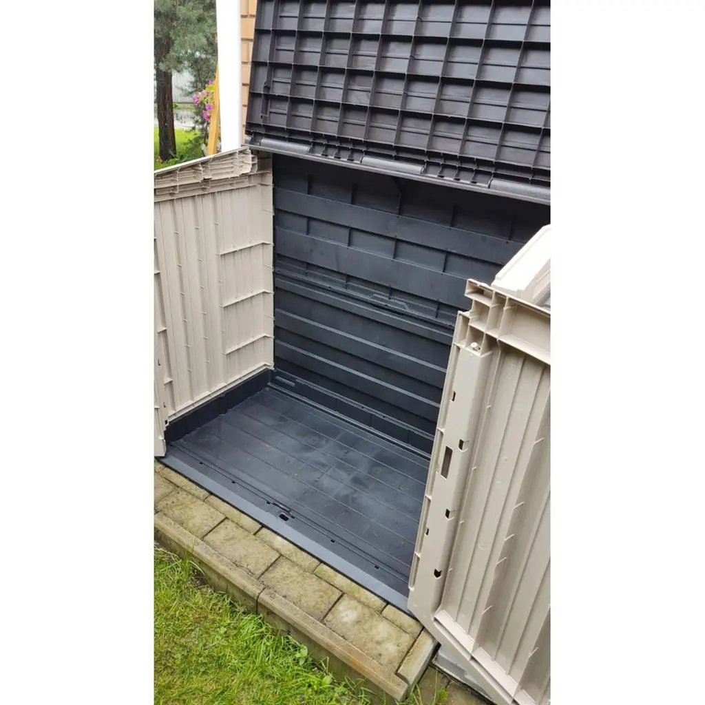 ГРАДИНСКИ ШКАФ ЗА СЪХРАНЕНИЕ STORE IT OUT MIDI, 132x71x113, 880L, ЦВЯТ БЕЖОВ - Image 3