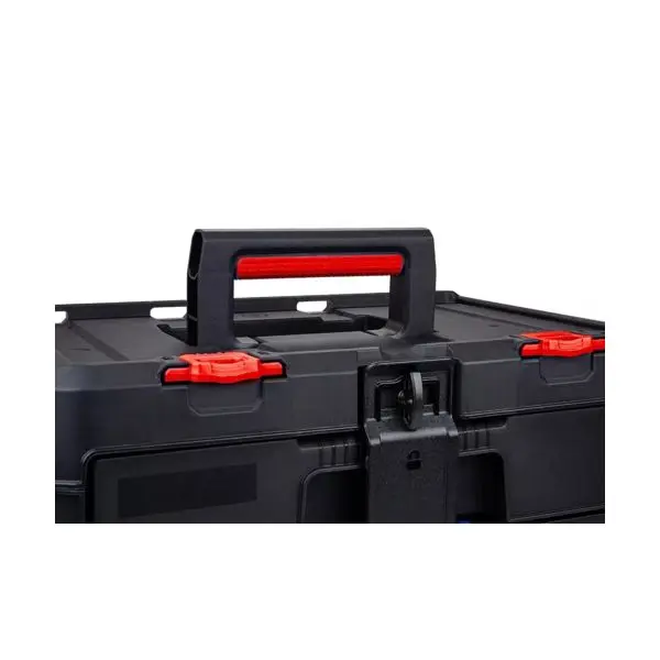 2-DRAWES CASE, 481х330х233MM, BLACK/RED, STACK'N'ROLL - Image 4