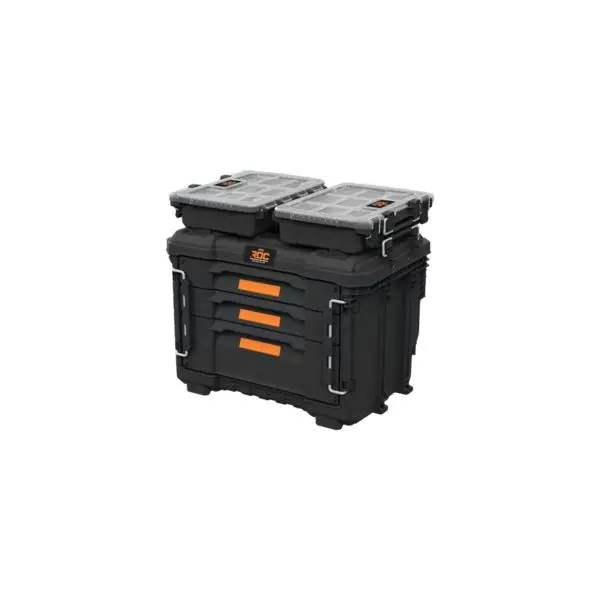 3-DRAWES CASE 565х375х413MM, BLACK, ROC PRO GEAR - Image 3