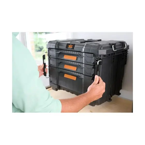 3-DRAWES CASE 565х375х413MM, BLACK, ROC PRO GEAR - Image 8