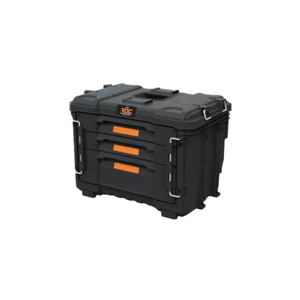 КУТИЯ С 3 ЧЕКМЕДЖЕТА 565х375х413MM, ЧЕРЕН, ROC PRO GEAR