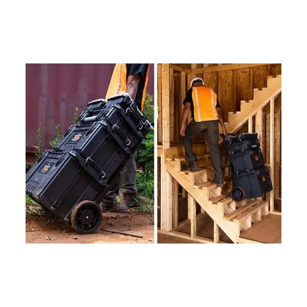 TOOLBOX, FOR TOOLS, THREE PARTS, WITH WHEELS, 648x478x872MM, ROC PRO GEAR - Image 7