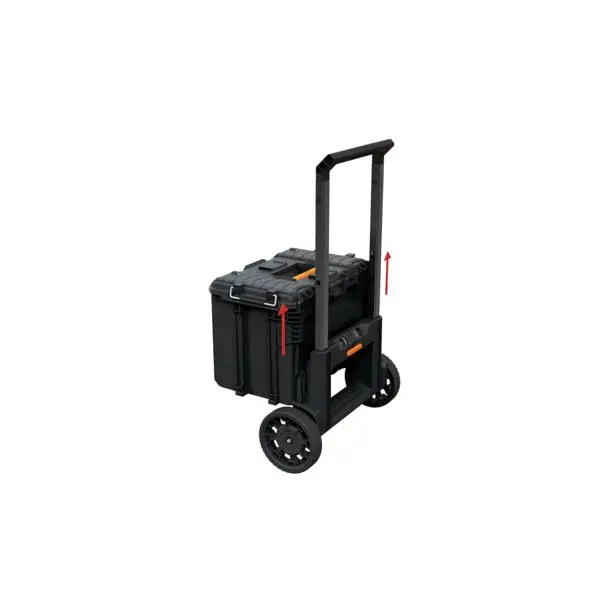 TOOLBOX, FOR TOOLS, THREE PARTS, WITH WHEELS, 648x478x872MM, ROC PRO GEAR - Image 10