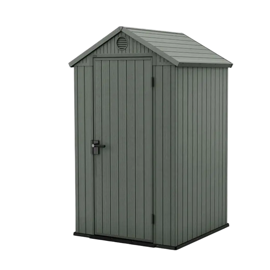 ГРАДИНСКА БАРАКА KETER DARWIN 4x4 BROWN, 118x117x205 CM, ЦВЯТ КАФЯВ