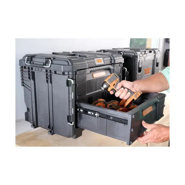 2-DRAWES CASE 565х375х413MM, BLACK, ROC PRO GEAR - Image 3