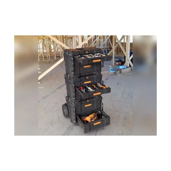 2-DRAWES CASE 565х375х413MM, BLACK, ROC PRO GEAR - Image 6