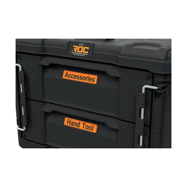 2-DRAWES CASE 565х375х413MM, BLACK, ROC PRO GEAR - Image 7