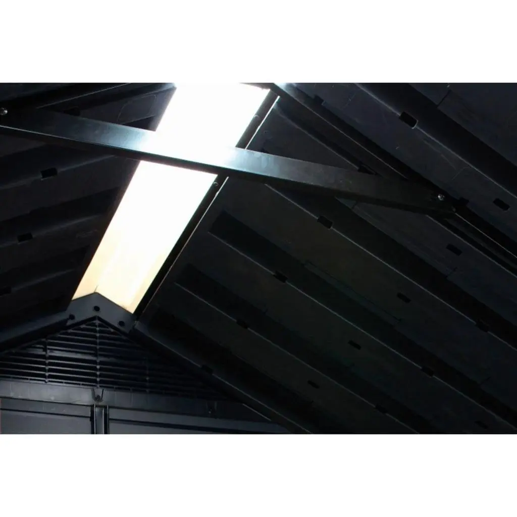 ГРАДИНСКА БАРАКА KETER NEWTON PLUS 9x7.5, 230x287x246 CM, ЦВЯТ ТЪМНО СИВ/КАФЯВ - Image 6