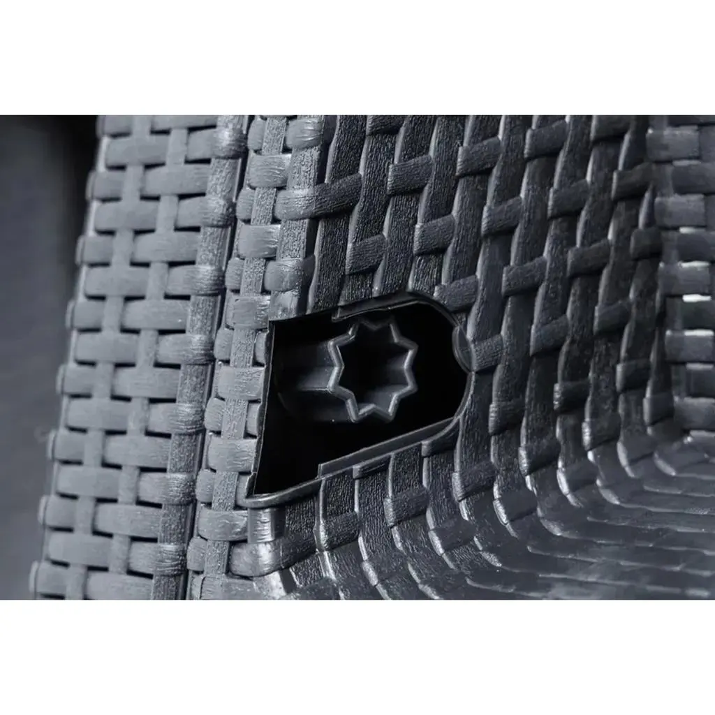 КОМПЛЕКТ ГРАДИНСКИ МЕБЕЛИ CORFU SET, 4 МЕСТА, ЦВЯТ ГРАФИТ - Image 8