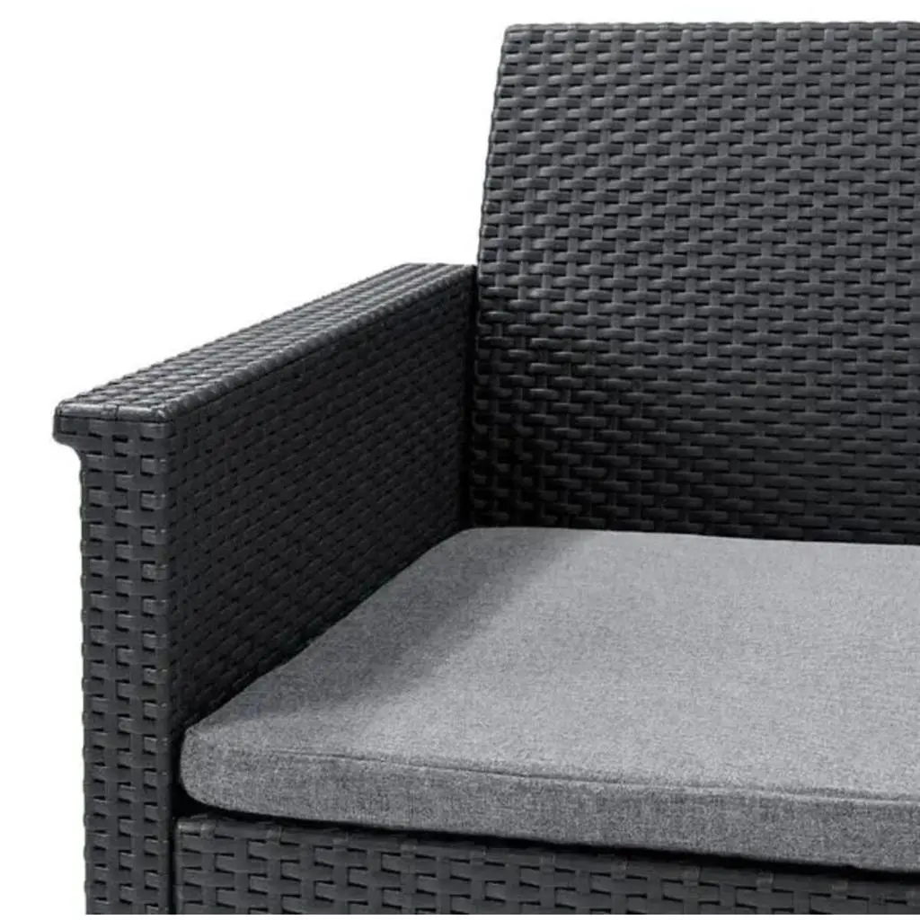 КОМПЛЕКТ ГРАДИНСКИ МЕБЕЛИ ELODIE 2, 4 МЕСТА, ЦВЯТ ГРАФИТ - Image 3