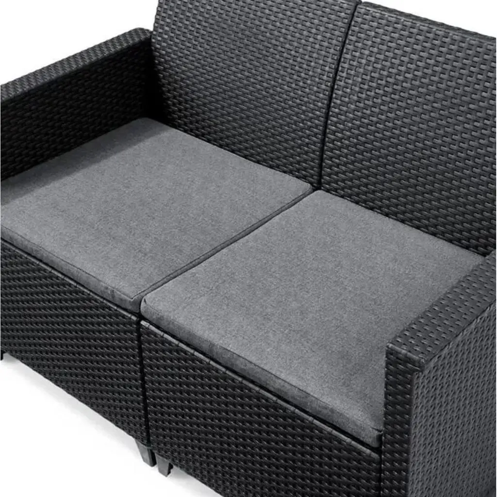 КОМПЛЕКТ ГРАДИНСКИ МЕБЕЛИ ELODIE 2, 4 МЕСТА, ЦВЯТ ГРАФИТ - Image 4