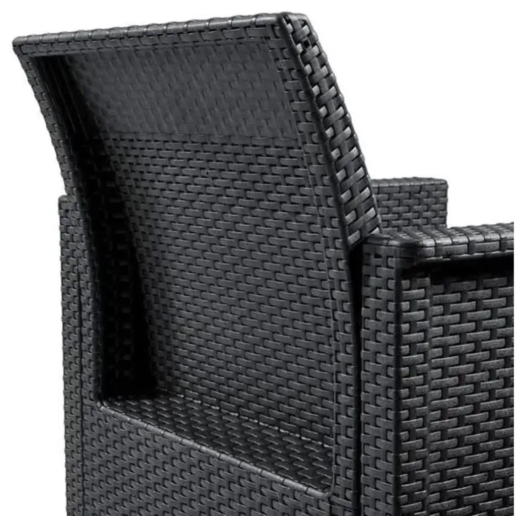 КОМПЛЕКТ ГРАДИНСКИ МЕБЕЛИ ELODIE 2, 4 МЕСТА, ЦВЯТ ГРАФИТ - Image 6