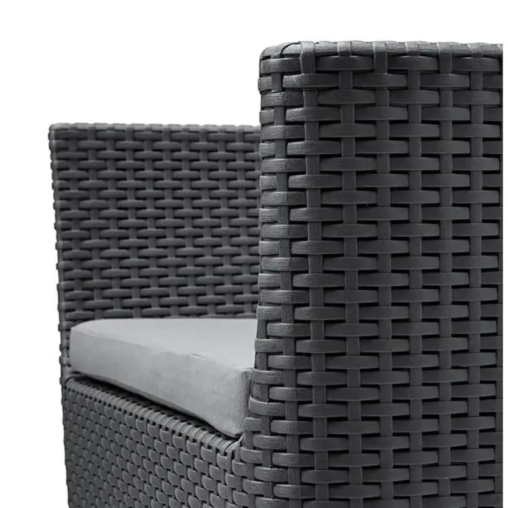 КОМПЛЕКТ ГРАДИНСКИ МЕБЕЛИ SALEMO SET, 4 МЕСТА, ЦВЯТ ГРАФИТ - Image 7