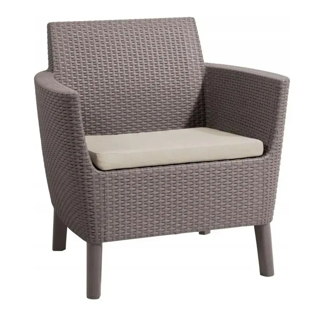 КОМПЛЕКТ ГРАДИНСКИ МЕБЕЛИ SALEMO SET, 4 МЕСТА, ЦВЯТ КАПУЧИНО - Image 3