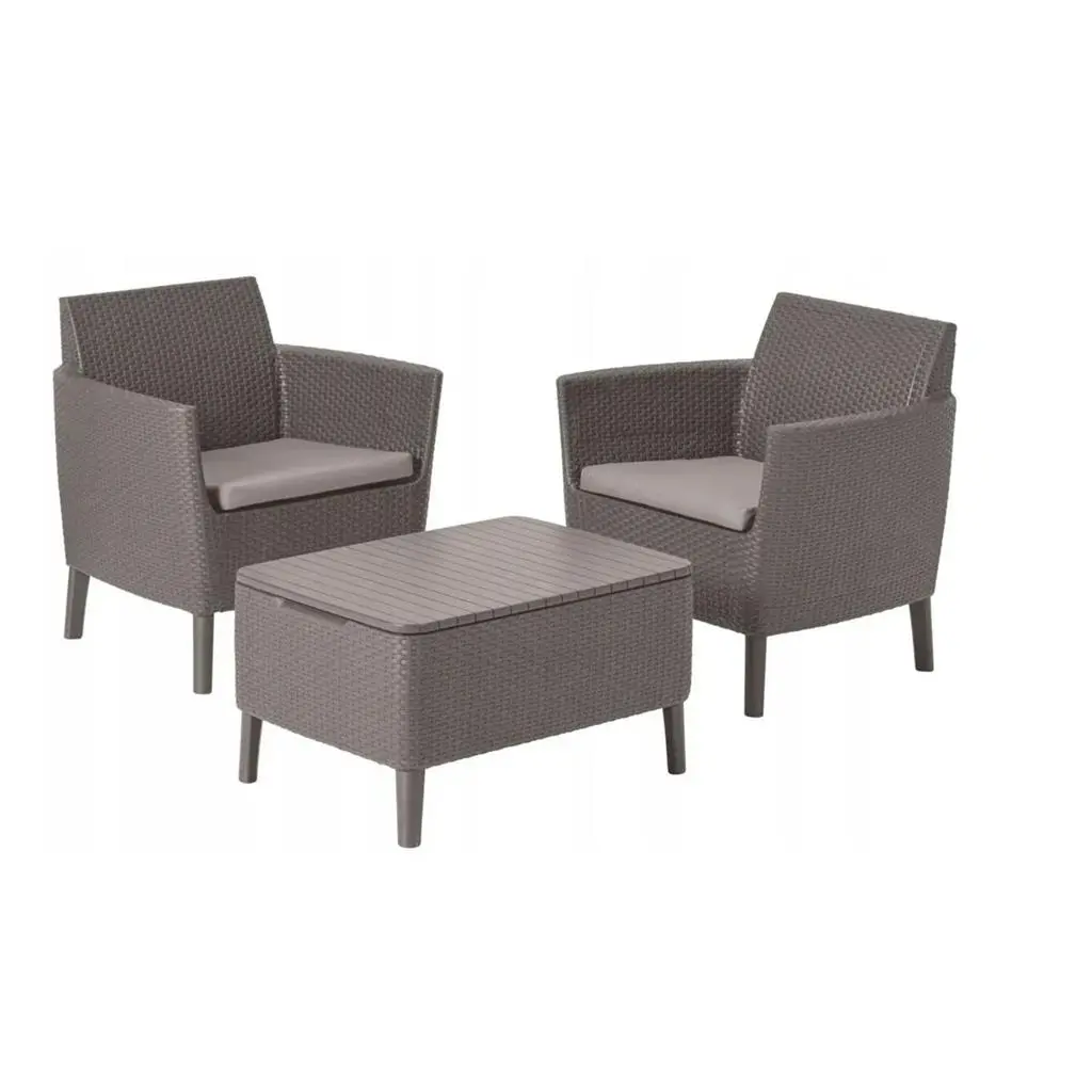 КОМПЛЕКТ ГРАДИНСКИ МЕБЕЛИ SALEMO SET, 4 МЕСТА, ЦВЯТ КАПУЧИНО - Image 4