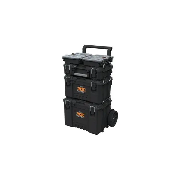 TOOL CASE WITH WHEELS, 648x478x789ММ, ROC PRO GEAR - Image 4